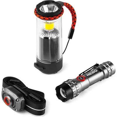 NEBO - NEB-BND-0004-H - Nero - 250-600 lm - Torcia NEBO - NEB-BND-0004-H - Nero - 250-600 lm - Torcia