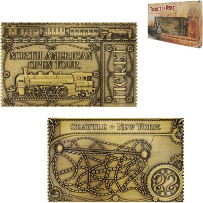 Fanattik Billet Replica Ticket to Ride North American Open Tour - Édition Limitée - Publicité Fanattik Billet Replica Ticket to Ride North American Open Tour - Édition Limitée - Publicité