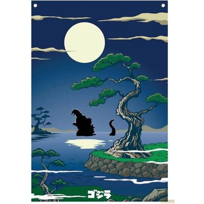 FaNaTtik Godzilla Poster - 125x85cm - Wandscroll - Offiziell Lizenz FaNaTtik Godzilla Poster - 125x85cm - Wandscroll - Offiziell Lizenz