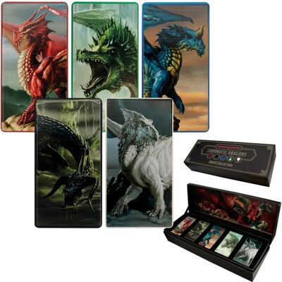 Set di Lingotti di Draghi Cromatici Dungeons & Dragons - Monete da Collezione Set di Lingotti di Draghi Cromatici Dungeons & Dragons - Monete da Collezione