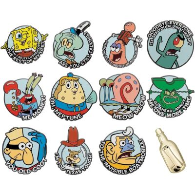 Fanattik Spille Spongebob - Esposizione - Spille Misteriose Fanattik Spille Spongebob - Esposizione - Spille Misteriose