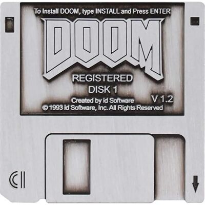 Fanattik Doom Diskette Limitierte Edition Anstecknadel Fanattik Doom Diskette Limitierte Edition Anstecknadel
