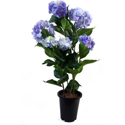 Leaf - Hydrangea 90cm Blue - 200 Flowers - Artificial plant Leaf - Hydrangea 90cm Blue - 200 Flowers - Artificial plant