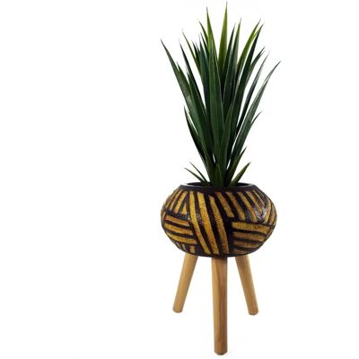 Leaf Design UK - Bali Oval 45 cm - dark brown - Planter Leaf Design UK - Bali Oval 45 cm - dark brown - Planter