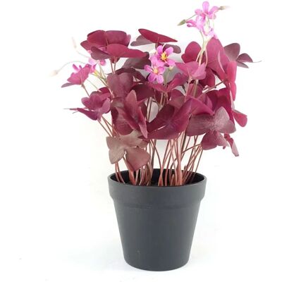 Leaf - Purple Shamrock 30cm - Silk leaves - Artificial plant Leaf - Purple Shamrock 30cm - Silk leaves - Artificial plant