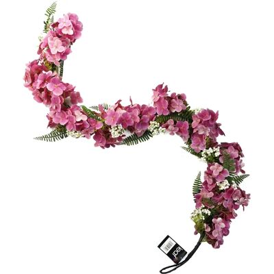 Leaf - 150cm Pink Blossom - Pink - Artificial Garland Leaf - 150cm Pink Blossom - Pink - Artificial Garland