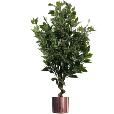 Leaf - 110cm Ficus - Green - Artificial Ficus Tree Leaf - 110cm Ficus - Green - Artificial Ficus Tree