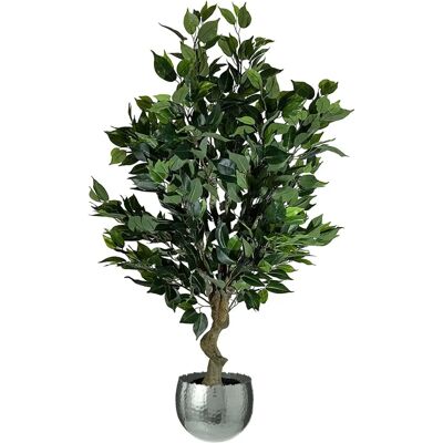 Leaf Design UK - Ficus Tree 100cm - Green - Plant Leaf Design UK - Ficus Tree 100cm - Green - Plant