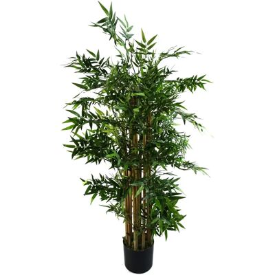 Leaf 120cm Artificial Bamboo Plant - Green Leaf 120cm Artificial Bamboo Plant - Green