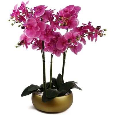 Leaf Orchid Purple Ceramic Planter - 60cm Tall Leaf Orchid Purple Ceramic Planter - 60cm Tall