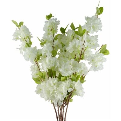 White Artificial Blossom Stem - Artificial Blossom Stem White Artificial Blossom Stem - Artificial Blossom Stem