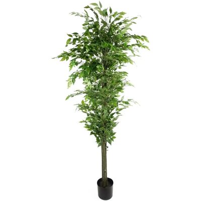 Leaf Artificial Ficus Tree Green Realistic 180cm Indoor Outdoor Home Office Decor Leaf Artificial Ficus Tree Green Realistic 180cm Indoor Outdoor Home Office Decor