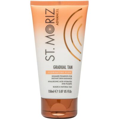 St Moriz Gradual Tan Illuminating Self Tanning Lotion - Lotion Auto-Bronzante Gradual - Publicité St Moriz Gradual Tan Illuminating Self Tanning Lotion - Lotion Auto-Bronzante Gradual - Publicité
