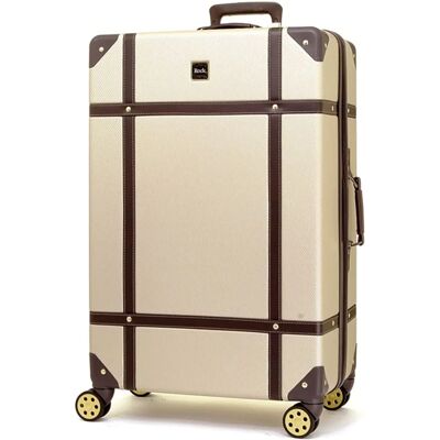 rock Vintage Large Suitcase - Gold rock Vintage Large Suitcase - Gold