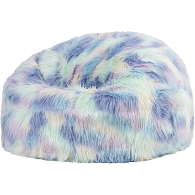 Luxe Unicorn Faux Fur Bean Bag - Bean Bag Luxe Unicorn Faux Fur Bean Bag - Bean Bag