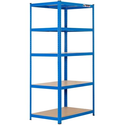 Rhino - 10 Bays 180x90x60cm Blue Boltless Garage Shelving Unit 1000kg Rhino - 10 Bays 180x90x60cm Blue Boltless Garage Shelving Unit 1000kg
