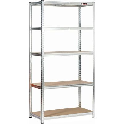 Rhino - 10 Bays 180x90x45cm - Galvanised Shelving Unit Rhino - 10 Bays 180x90x45cm - Galvanised Shelving Unit