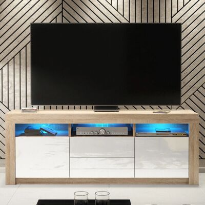 Creative Furniture 160cm Light Oak TV Unit - Unisex Creative Furniture 160cm Light Oak TV Unit - Unisex