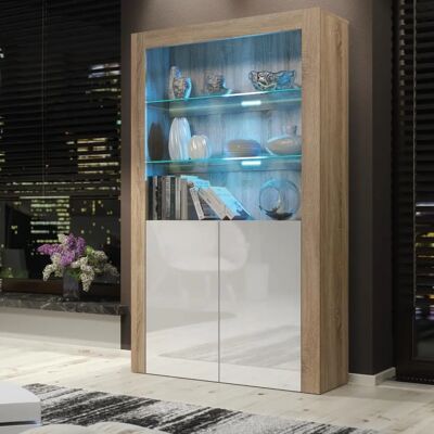Creative Furniture Light oak Sideboard with Gloss Doors - Sideboard Creative Furniture Light oak Sideboard with Gloss Doors - Sideboard
