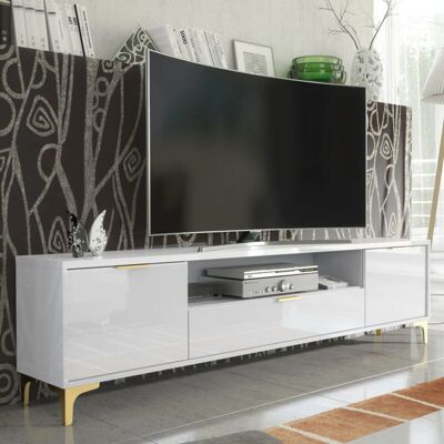Creative Labs TV Unit 200cm White Gloss - TV Unit Creative Labs TV Unit 200cm White Gloss - TV Unit
