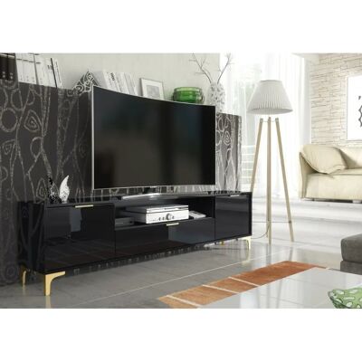 Creative Creative TV Unit 200cm Black Gloss - TV Unit Creative Creative TV Unit 200cm Black Gloss - TV Unit