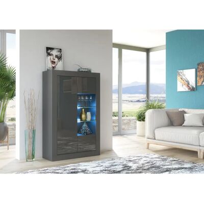 Creative Labs Sideboard 140cm LED Dark Grey - Sideboard Creative Labs Sideboard 140cm LED Dark Grey - Sideboard