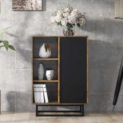 Creative Furniture 100cm Sideboard - Rustic & Black - Sideboard Creative Furniture 100cm Sideboard - Rustic & Black - Sideboard