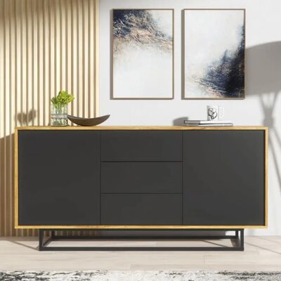 Creative Furniture 140cm Sideboard - High-Quality Wood & Matte Doors - Easy to Assemble Creative Furniture 140cm Sideboard - High-Quality Wood & Matte Doors - Easy to Assemble