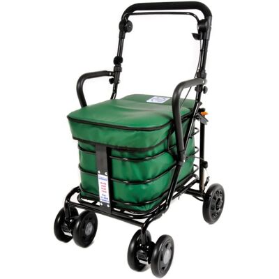 Prestige Engineering - Walkandrest - Green - Shopping Trolley Prestige Engineering - Walkandrest - Green - Shopping Trolley