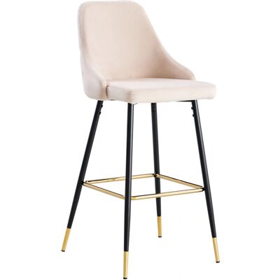 HYGRAD Cream Velvet 2x Bar Stool HYGRAD Cream Velvet 2x Bar Stool
