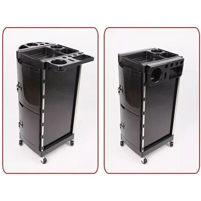 HYGRAD - Barber Trolley - Lockable - ABS - Storage Cart HYGRAD - Barber Trolley - Lockable - ABS - Storage Cart
