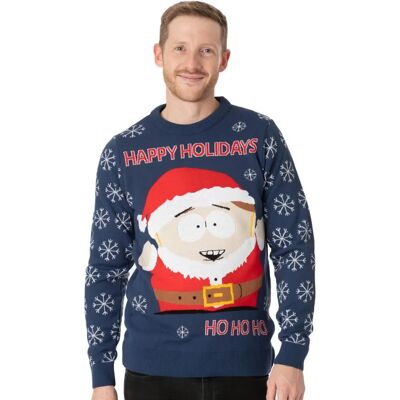 South Park Cartman Christmas Jumper - Blau - Eric Cartman - X-Large - Pullover South Park Cartman Christmas Jumper - Blau - Eric Cartman - X-Large - Pullover