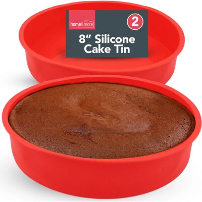 SOL - Silicone Cake Moulds - 8in Round - 2pk - Cake Mould SOL - Silicone Cake Moulds - 8in Round - 2pk - Cake Mould