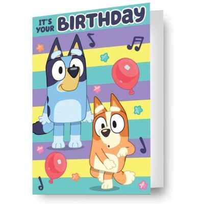 BLUEY Tarjeta con efecto 3D lenticular - Tipo de producto BLUEY Tarjeta con efecto 3D lenticular - Tipo de producto