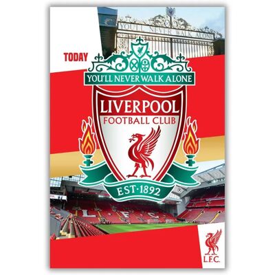 Liverpool FC Geburtstagskarte mit Aufklebern - Geburtstag Karte Liverpool FC Geburtstagskarte mit Aufklebern - Geburtstag Karte