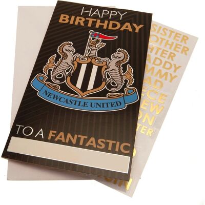 Personligt Newcastle United FC födelsedagskort - Gratulationskort Personligt Newcastle United FC födelsedagskort - Gratulationskort