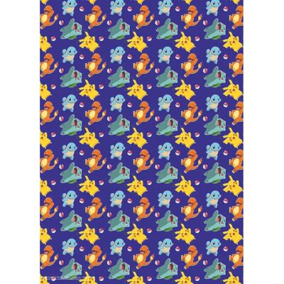 Pokémon Wrapping Paper - 2m Roll Gift Wrap Pokémon Wrapping Paper - 2m Roll Gift Wrap