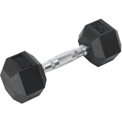 ECOVELO Sześciokątne Hantle 5Kg - Sprzęt do Fitness ECOVELO Sześciokątne Hantle 5Kg - Sprzęt do Fitness