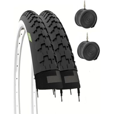 Ecovelò 26 x 1 1/2 Fietsband - Punctuurbescherming Ecovelò 26 x 1 1/2 Fietsband - Punctuurbescherming