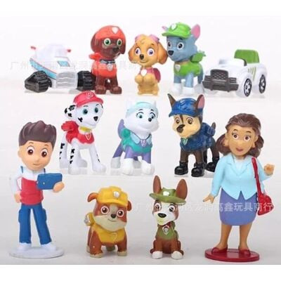 Trade Max Model 2 Paw Patrol 12 Figures - Action Figures Trade Max Model 2 Paw Patrol 12 Figures - Action Figures