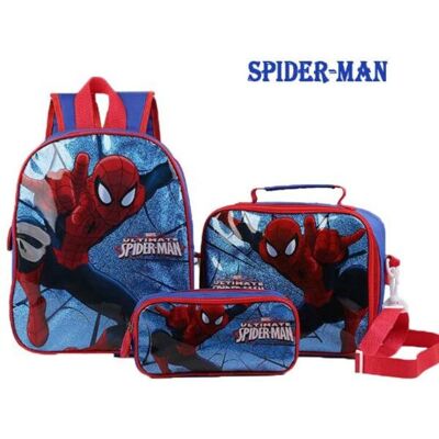 Trade Max Spider Man Backpack School Bag 3 Pack - School Type Trade Max Spider Man Backpack School Bag 3 Pack - School Type