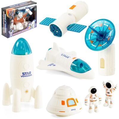 The Magic Toy Shop - 7 Pcs Space Exploration Set The Magic Toy Shop - 7 Pcs Space Exploration Set