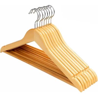GEEZY - Wooden - Trouser Bar - Notches - Coat Hangers GEEZY - Wooden - Trouser Bar - Notches - Coat Hangers