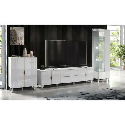 Furneo - Azzurro10/12/14 - White LEDs - TV Stand Furneo - Azzurro10/12/14 - White LEDs - TV Stand