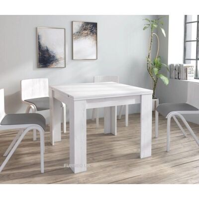 Furneo Modern Dining Table 90-180 cm Oak Effect Golden Extendable Dining Table Furneo Modern Dining Table 90-180 cm Oak Effect Golden Extendable Dining Table