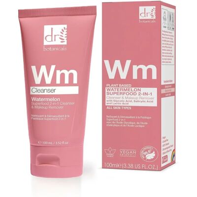 Dr Botanicals Wassermelone 2-in-1 Reinigung & Make-up Entferner Dr Botanicals Wassermelone 2-in-1 Reinigung & Make-up Entferner