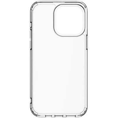 Coque hybride Qdos pour iPhone 15 Pro Max - Transparent - Publicité Coque hybride Qdos pour iPhone 15 Pro Max - Transparent - Publicité