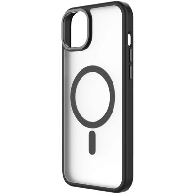 Qdos iPhone 15 Plus Hybrid Soft + Snap - Clear / Black - Phone Case Qdos iPhone 15 Plus Hybrid Soft + Snap - Clear / Black - Phone Case