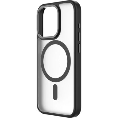 Qdos iPhone 15 Pro Hybrid Soft + Snap Case - Black Titanium Qdos iPhone 15 Pro Hybrid Soft + Snap Case - Black Titanium