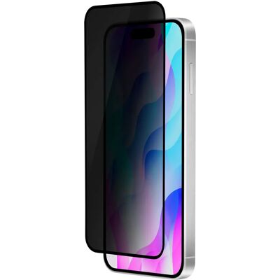 Qdos iPhone 15/16 Privacy Glass Screen Protector - Black Qdos iPhone 15/16 Privacy Glass Screen Protector - Black